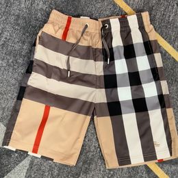 2024 Nieuwe Designer Classic Quick-Dry Pants Classic Striped Plaid Five-Quart Shorts Popular voor casual zomermannen en vrouwen, maat M-5XL