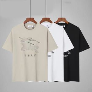 2024 Nieuwe Designer Men's Polo Shirt Dames Loose T-Shirt Fashion Clothing Borduurbrief Business Business Short Sleeve T-Shirt Skateboard Casual Top T-shirt