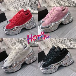 2024 new designer Originals Quality Raf Simon Shock Ozweego Casual Roller Shoes Mens Womens Classic Track Trainers Outdoor Sneakers Sports Tennies Cavas Shoes 35-45