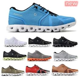 Chaussures de course de styliste pour hommes et femmes, imperméables, entièrement noires, blanches, Chambray, bleu Niagara, chaussures de course d'entraînement, nouvelle collection 2024