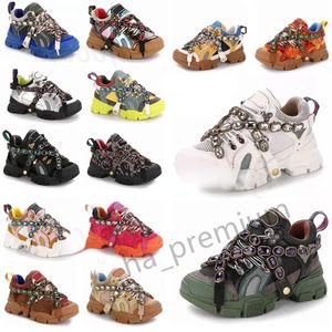 2024 Nouvelles chaussures de créateurs Flashtrek Baskets de luxe Chaussures décontractées Chaussures en cristal amovibles Bottes à plateforme pour hommes et femmes Chaussures de voyage en plein air Chaussures de randonnée taille 35-46