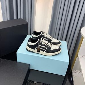 Jeunes choix de mode Designer Skeleton Casual Skel High Low Chaussures Baskets à lacets Blanc Noir Bleu Vert Skelet Bones Runner Sports Hommes Femmes Plate-forme chaussure