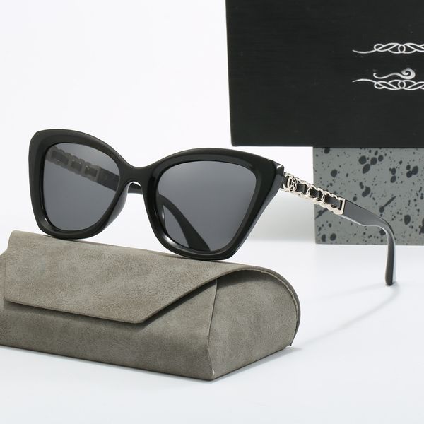 2024 nouvelles lunettes de soleil de designer cat-eye mode grand cadre lunettes de soleil polarisées pour femmes rétro lunettes de sens senior