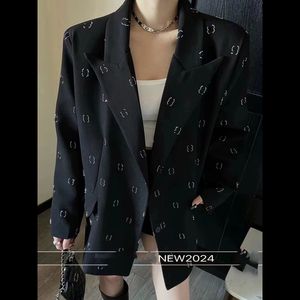 2024 Nieuwe Designer Damespak Jacket Fashionable High-End Suit Plus Size Jacket Jacket Business Casual hoogwaardige kleding, maat S-XL