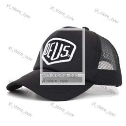 2024 Nouveau Deus ex Machina Baylands Trucker Snapback Cap Black Mesh Baseball Hat Sport Luxury Octobre Basketball Cap ajusté Bone 5710