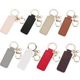 2024 NIEUWE DIY LEDER KEYCHIN PENHENDER LEDER TAG Keychain Vintage Listing Key Link Car Pendant