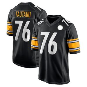 2024 NIEUWE ONTWERP EERSTE RONDE PLAATS SPELLAY Game Jersey voetbaljerseys 76 Troy Fautanu Jersey Men's Jeugdspel Custom S-6XL