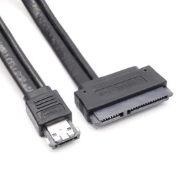 2024 Nouveau combo à double puissance ESATA USB 12V 5V à 22pin Sata USB Disque dur Câble de haute qualité Accessoires de vente à chaud pour les accessoires de vente à chaud