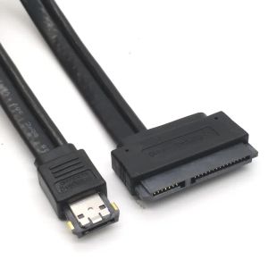 2024 Nieuwe dual power esata USB 12V 5V combo tot 22pin sata USB harde schijf kabel Hoge kwaliteit warm verkoopaccessoires voor dual power esata USB