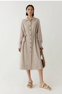 Robe mi-longue légère et fine pour femmes, nouvelle collection début du printemps 2024