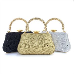 2024 Nieuwe elegante kleine handtas hoog luxe hete diamant banket beroemde damesjurk Qipao 240403