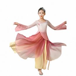 2024 Nouvelle cape Hanfu brodée pour enfants Rétro performance chinoise Fée Dr Girl Ball Performance Dr P8Vg #