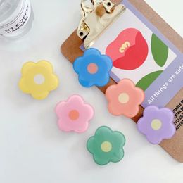 2024 Nouvelle résine époxy Universel Fresh From Flowers Flowers Foldable Grip Tok Phone Mobile Phone Ring Bracket Phone Mobile Phone Accessoires pour