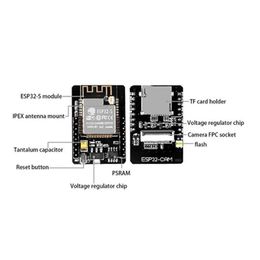 2024 NIEUWE ESP32-CAM-MB WIFI MODULE ESP32 Serie To WiFi ESP32 CAM Development Board 5V Bluetooth met OV2640 CAMERA-module DIY voor