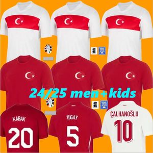 2024 New Europe Cup Turkey Soccer Jerseys 24 Turquie Turquia National Team Demiral Soyuncu Under Tufan Meras Yokuslu Tekdemir Calhanoglu Football Shirt Men Kids Kits