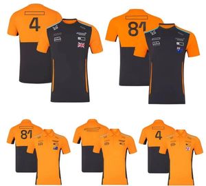 Polo de course F1 pour hommes et femmes, t-shirt d'été à manches courtes, même personnalisé, 2024
