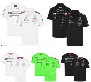 2024 Nouveau Polo F1 Racing Polo Summer Mens Honds à manches courtes T-shirt même personnalisé