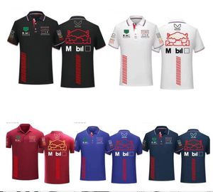 2024 Nieuwe F1 Racing Polo shirts zomerse heren en dames korte mouw shirts hetzelfde op maat