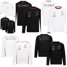2024 Nieuw F1 Racing Suite Summer Outdoor Extreme Sports T-shirt Lange mouw Quick Drying Team Driver T-shirt