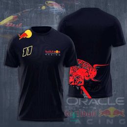 T-shirt à manches courtes et col rond pour hommes, combinaison de course F1, équipe d'été, chemise culturelle personnalisée, nouvelle collection 2024