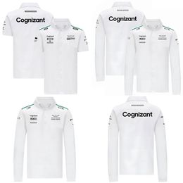 2024 Nouvelles chemises F1 Pilotes de Formule 1 Polo de course Marque de mode Chemise pour hommes Amateur de sports extrêmes Spectateur T-shirt à revers Jersey