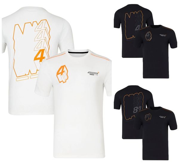 Ropa de conductor del equipo F1, camiseta de manga corta de secado rápido, traje de carreras de talla grande, novedad de 2024