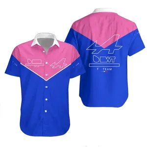 2024 New F1 Team Mens Shirts Formule 1 T-shirt Racing Polo Summer Casual Fashion Button Shirt Blouses Designer Fashion Jersey