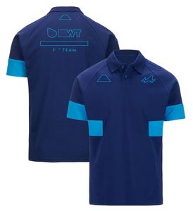 2024 Nouveau F1 Team Supporter Polo T-shirt Formule 1 Racing Driver Fans T-shirt Jersey Été Hommes Bleu Respirant T-shirt Grande Taille