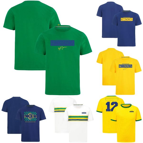 2024 NUEVO F1 EQUIPO TEMA FORMULA 1 DIRMATURA DE Camiseta conmemorativa Fanks Fashion Jersey Summer Summer Dry Tee Tops