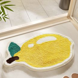 2024 Nieuwe mode badkamer tapijt badbadbewegingspatroon fruit watermeloen