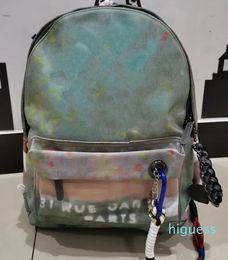 2024 nieuwe mode canvas camouflage emmer tas schooltas met grote capaciteit Rugzak handtas