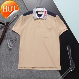 2024 Nieuwe modeontwerper Sexy bikini sets goedkope zomer t-shirts polos korte mouw afdrukbrief top losse polo mannen tees causaal voor man kleding tops 7847