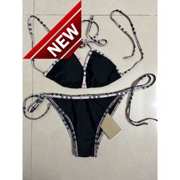 2024 Nieuwe modeontwerper Sexy bikini sets goedkope zwempak vrouwen vintage string micro cover up dames bikinisets bedrukte badpakken zomerstrand slijtage