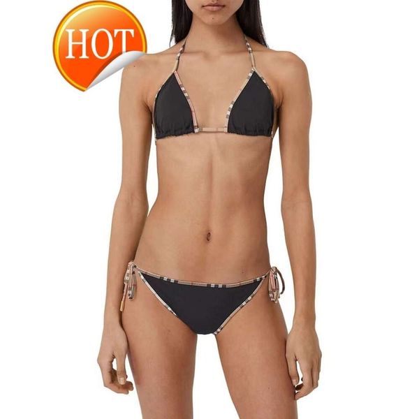 2024 NOUVEAU créateur de mode Sexy Bikini Settes bon marché pour femmes Set en deux pièces S Luxury Fashion Ladies Bathing Bathing Fiething Womens Swimsuit S-XL TROIS POINT