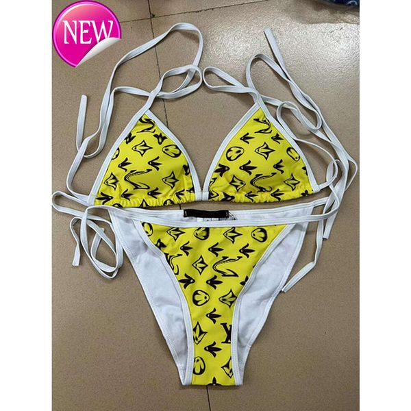 2024 Nouveau créateur de mode Sexy Bikini ensembles de baignade pour femmes bon marché Sexe Sweet Summer Fashion Femme Beach Swim Clothing Femme Biquini 4000