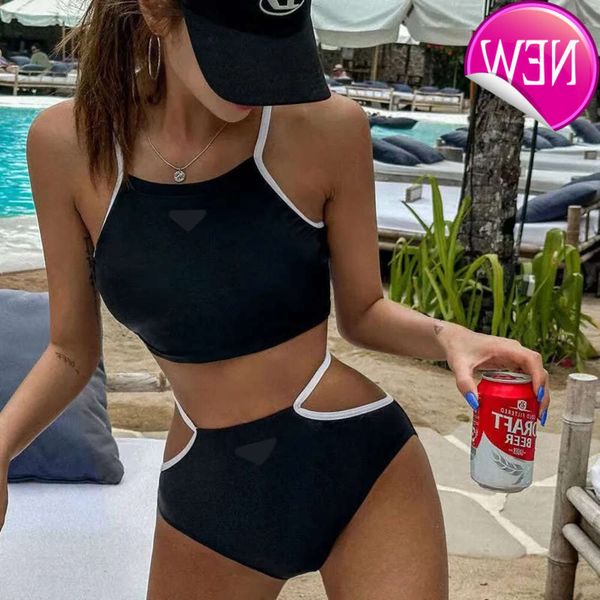 2024 NUEVO diseñador de moda Bikini Sexy Bikini para mujer Sumen Sumen Swimsuit Beach Bidge Bordery Bordery Sears para Lady Slim S Swimsuits OnePi