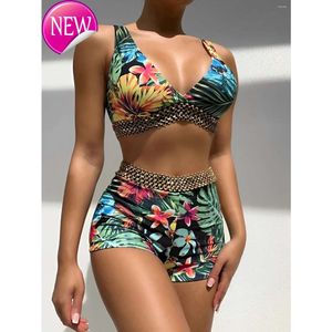 2024 NOUVEAU créateur de mode en gros de maillots de bain pour femmes sexy Bikini floral de Bikini imprimé femmes sexy