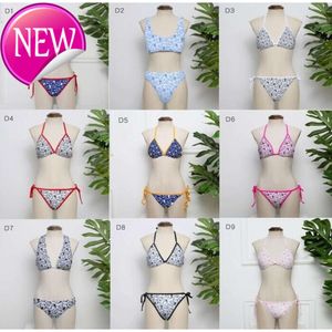 2024 Nouveau créateur de mode en gros de maillots de bain pour femmes sexy mélange 9 bikini de style bikinis deux ensembles de maillot de bain push-up mail de bain maillot de bain maillot de bain