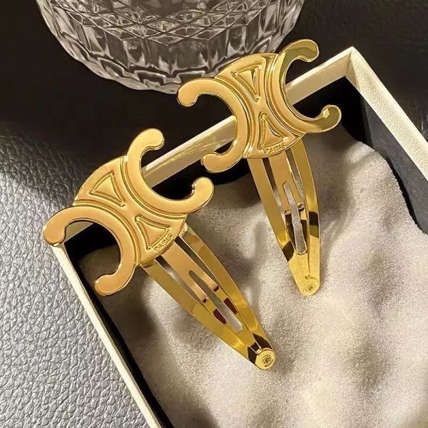 2024 New Fashion Girls Hairpin Designer Clips for Women Gold Barrettes Classic Ladies Hair Jewelry Accessoires Cadeaux Tendus quotidiens -6