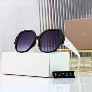 2024 Nieuwe mode groot ronde frame outdoor sunshade zonnebril dames veelzijdige bril