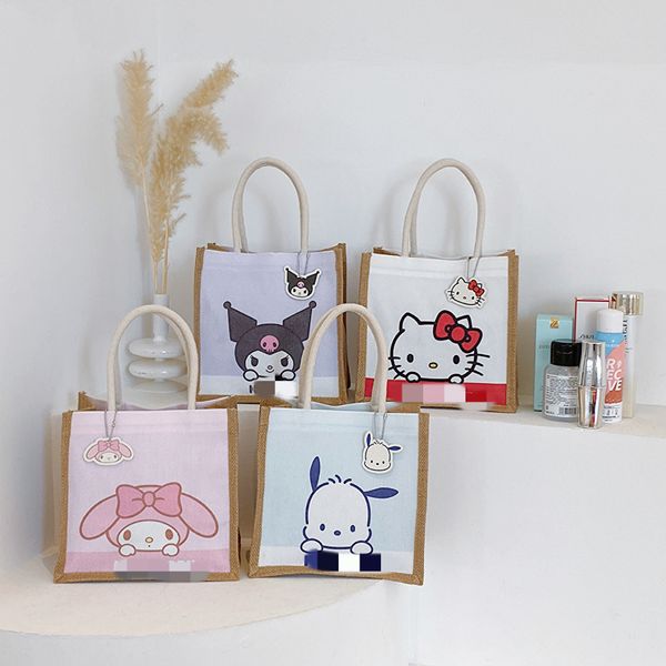 Sac à main en toile tendance, mignon, dessin animé, polyvalent, petit sac corporel frais, vente en gros d'usine, Stock, nouvelle mode 2024