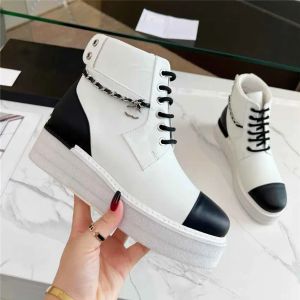 2024 NIEUWE FASOUM Dames Decoratie Sneeuw Skid Anti Slip Knight Martin Luxe Design Casual Socks Boots