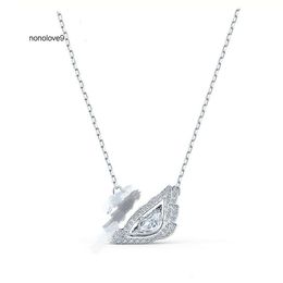 2024 Nieuwe Mode Dames Diamanten Ketting 14K Gouden Zwaan Designer Ketting Diamant Stijl Designer Ketting Emotionele Gift Sieraden voor Vrouwen om Hun Liefde Uit te drukken