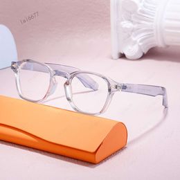 2024 La nouvelle monture ronde unie à la mode peut être associée à des montures optiques pour myopes et à des lunettes à lumière plate pour hommes et femmes de plein air