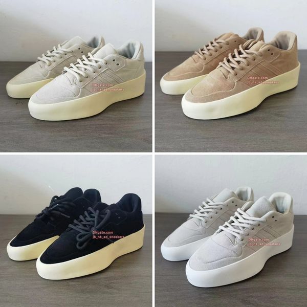 2024 New Fears of God x Originals FORUM 86 Low Core Black Designer Casual Originals Zapatos Blanco Gris Gamuza Hombres Deportes Zapatillas bajas Tamaño grande EE. UU. 12 EUR 36-46