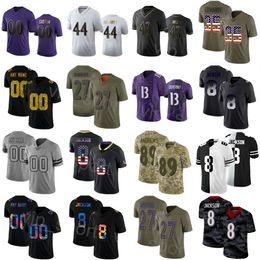 2024 Nouveau football 27 JK Dobbins Jersey 35 Gus Edwards 43 Justice Hill 8 Lamar Jackson 7 Rashod Bateman 6 Patrick Queen 18 Roquan Smith 44 Marlon Humphrey Man Custom Wuya