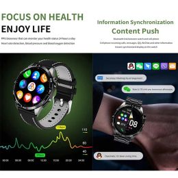 2024 Nouveau pour Huawei Xiaomi GT4 Pro Smart Watch Men NFC GPS Tracker AMOLED 466 * 466 HD ÉCRAN CARTE