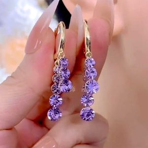 2024 New Forest Series Outlier Earrings Elegant modieuze Noble en Simple Purple 1Hz5p