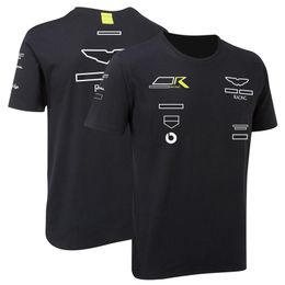 2024 NOUVELLE FORMULA FAND FANS Équipe de course F1 T-shirts Polo Men's Men's Driver Short à manches