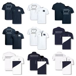 2024 Nouvelle Formule One F1 Racing Team Fans T-shirts Polo Men's Short à manches d'été Salle Sports de chemises respirantes à sec